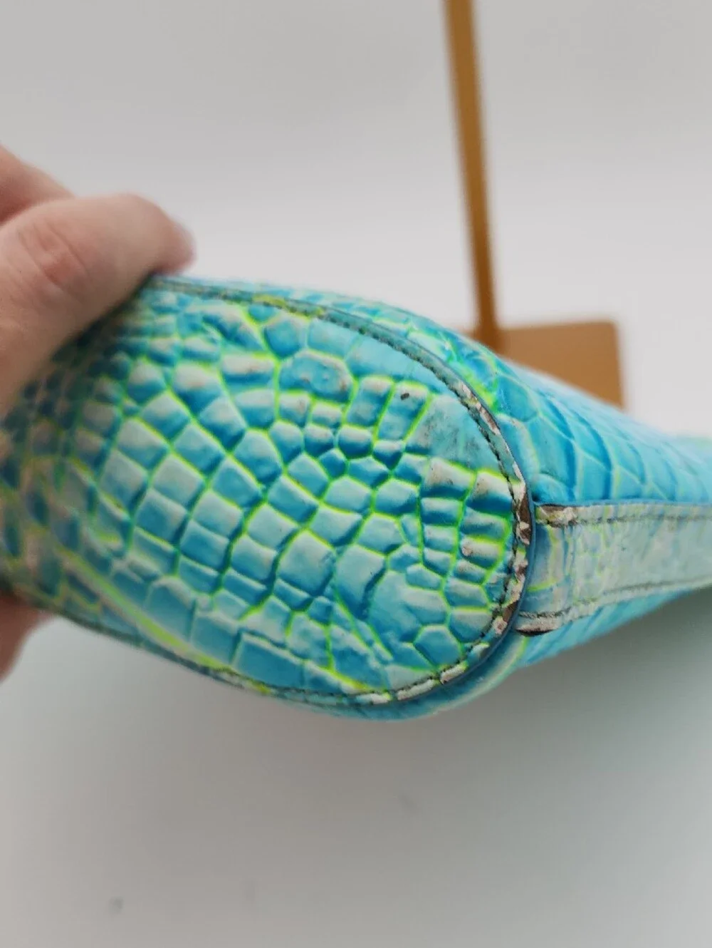 Brahmin iridescent croc